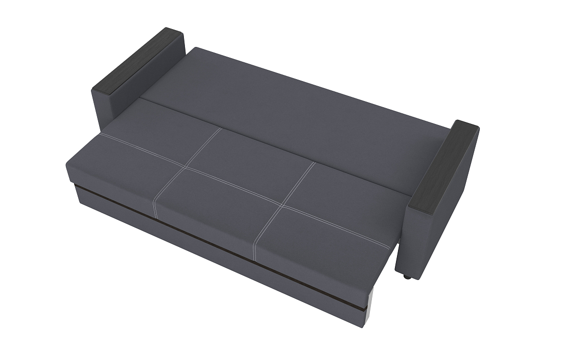 Смарт/ Диван - кровать 3-х мест велюр parma 27 темно-серый